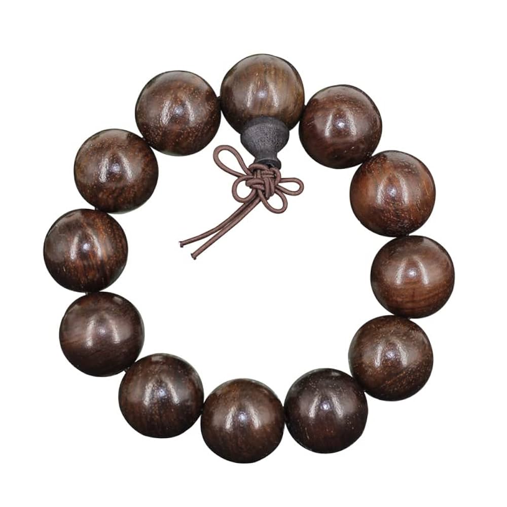 Serenity Wood Mala Prayer Bracelet