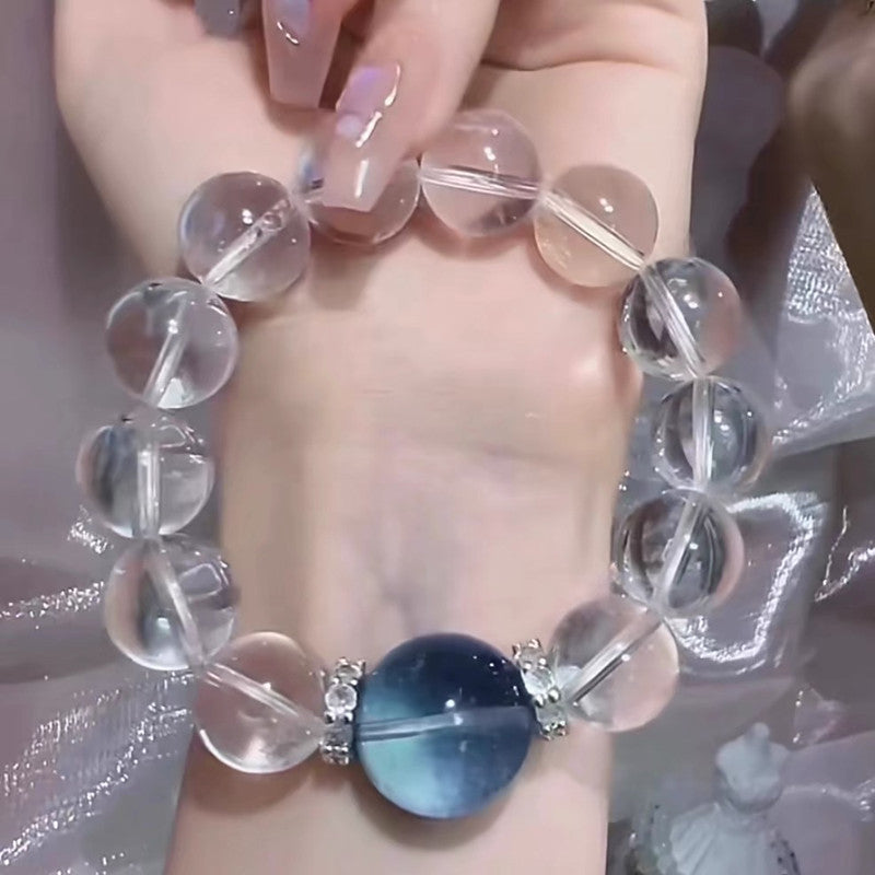Natural White Crystal Bracelet